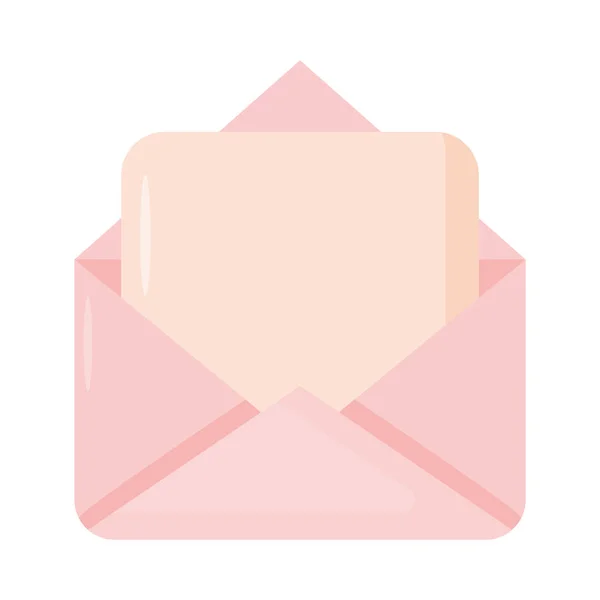 Cute letter icon — Vetor de Stock