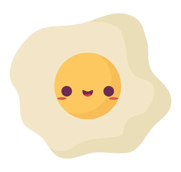 盘子里的蛋 — 图库矢量图片