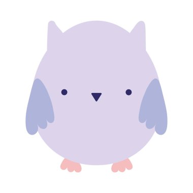 purple owl design
