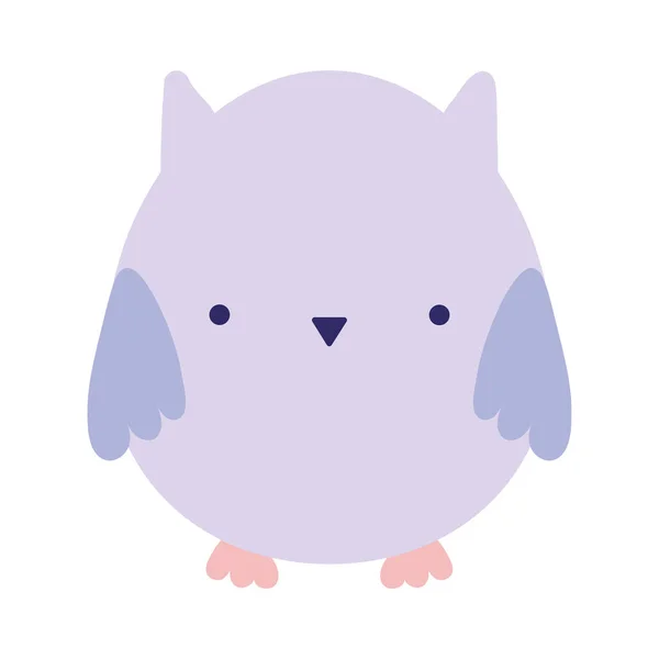 Purple owl design — Stockvektor