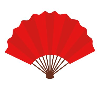 chinese fan illustration