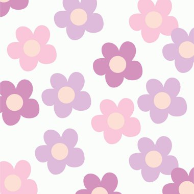 Çiçek desen illüstrasyon