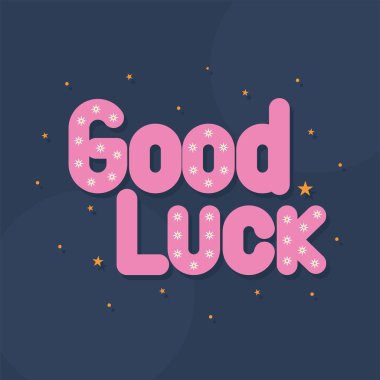 good luck poster