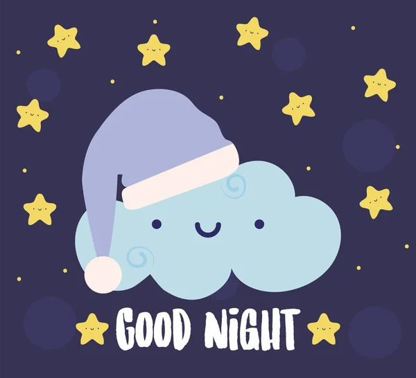 Good night baby poster – Stock-vektor