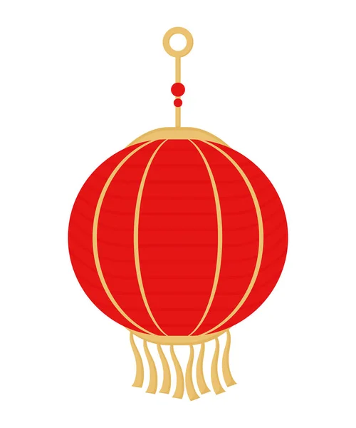 Chinese lamp illustration — Stock Vector