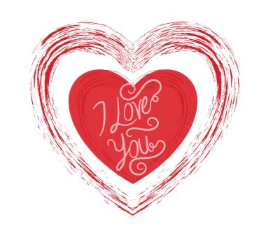 romantic message illustration
