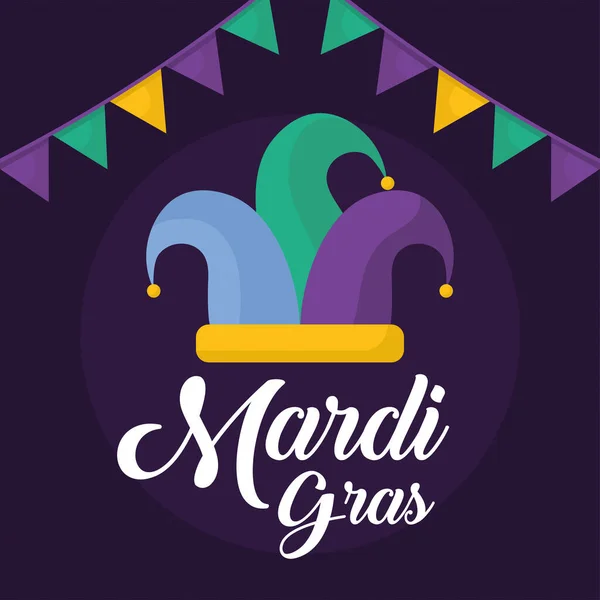 Αφίσα Mardi Gras — Διανυσματικό Αρχείο