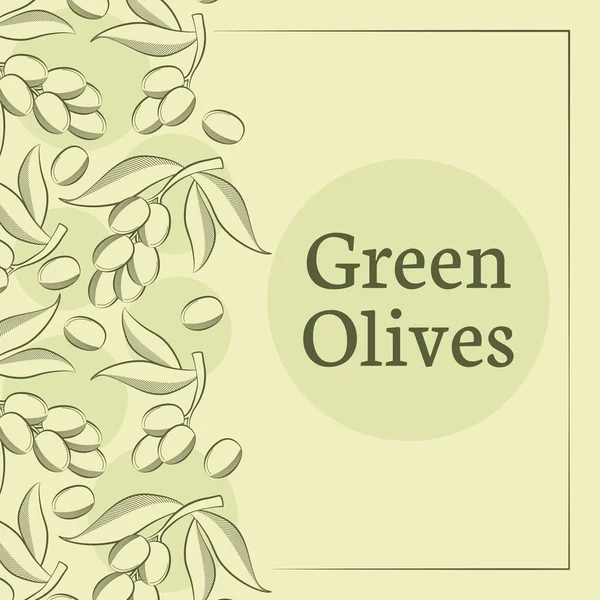 Olive oil poster Royalty Free Stock Vectors