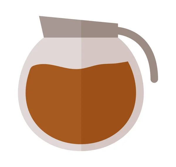 Design kávového džbánu — Stockový vektor