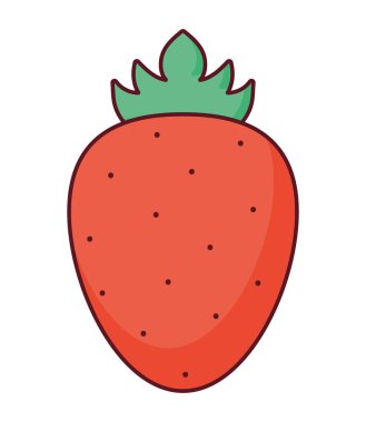 Şirin çilek çizimi
