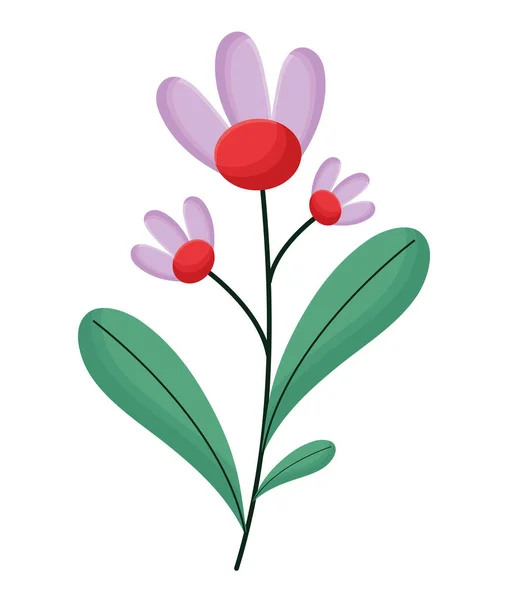 Фиолетовый цветок — стоковый вектор