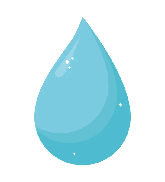 Wassertropfen-Symbol — Stockvektor