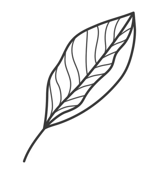 귀여운 나뭇잎 무늬 — 스톡 벡터