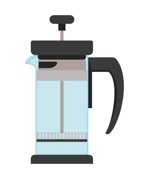 French press design — Stock Vector