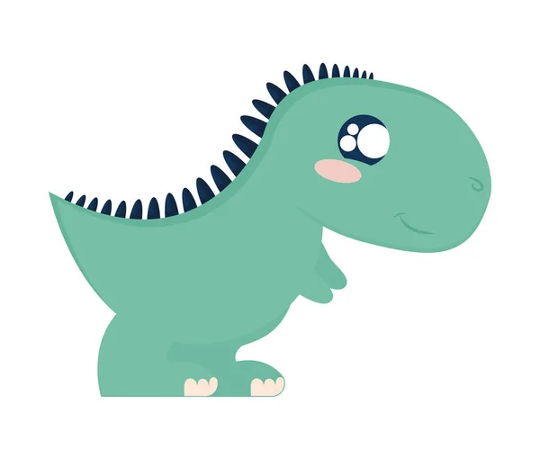Conception de tyrannosaure mignon — Image vectorielle