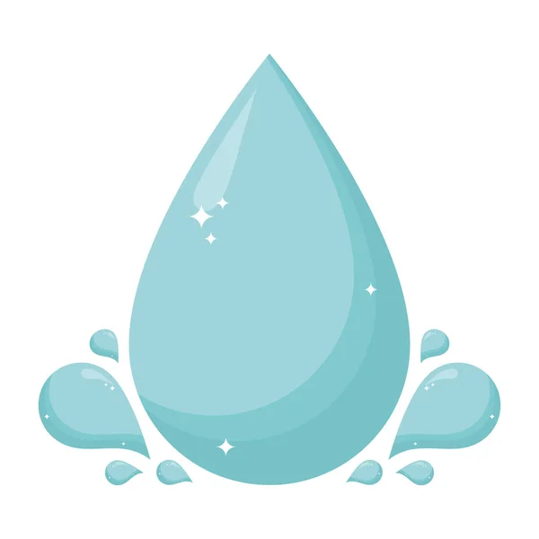 Design kapek vody — Stockový vektor