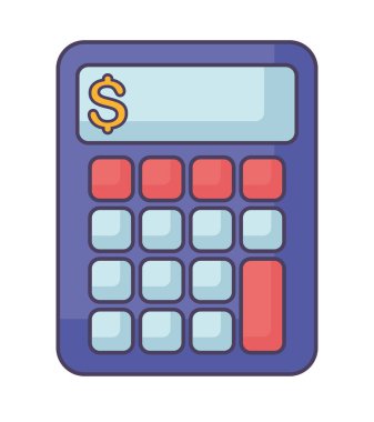 mavi hesap makinesi simgesi