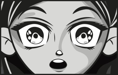 Sürpriz anime kız tasarımı