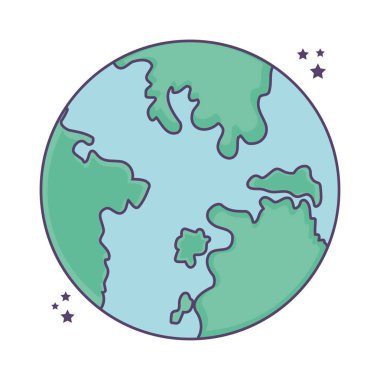 Şirin dünya gezegeni.