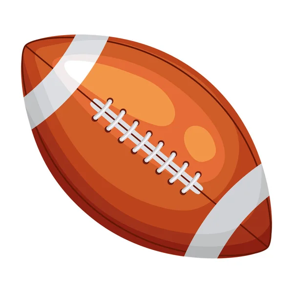 Illustrazione palla da football americano — Vettoriale Stock