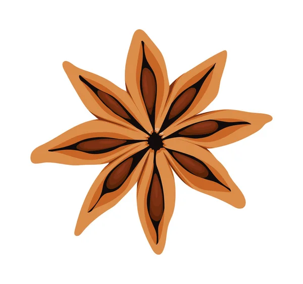 Orange flower design — Stock Vector