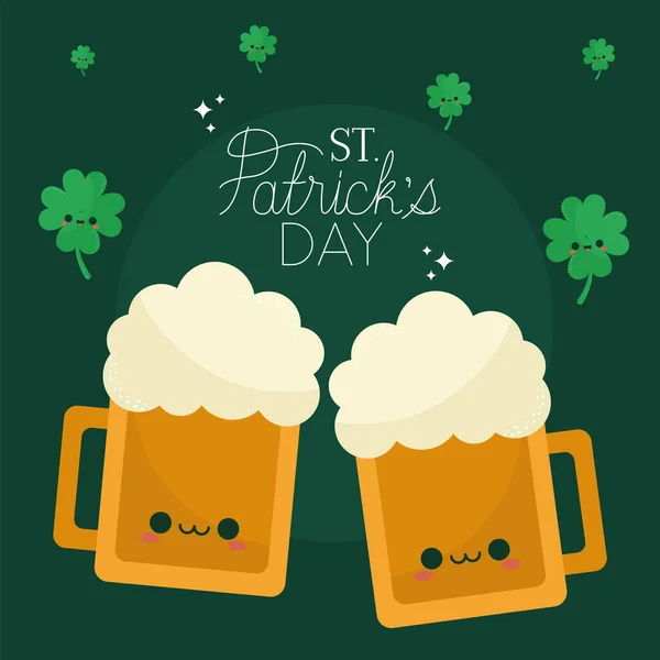 Šťastný patricks day poster — Stockový vektor