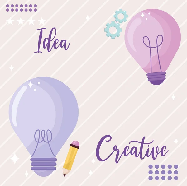 Návrh kreativního nápadu — Stockový vektor