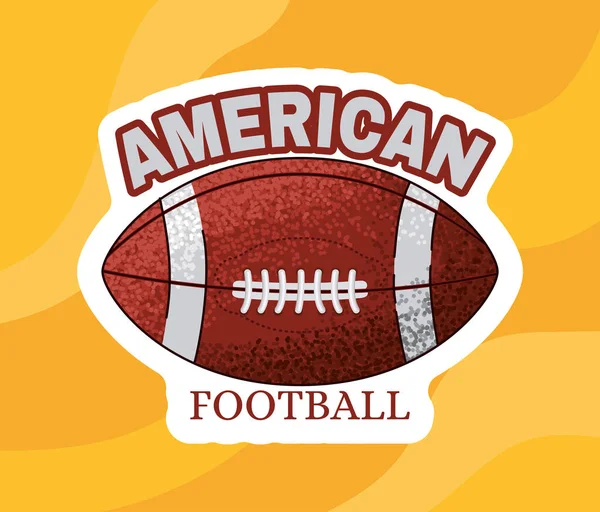 American football design — Stock Vector