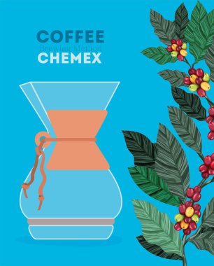 coffee chemex poster clipart