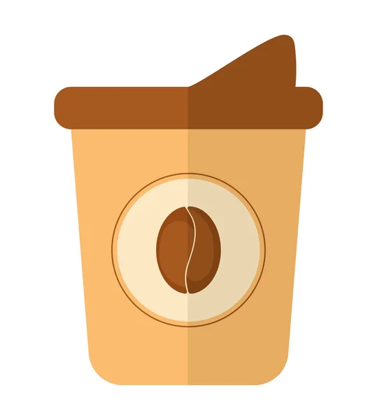 커피 컵 디자인 — 스톡 벡터