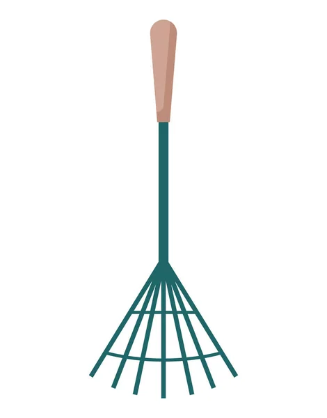 Garden rake design — Stock Vector