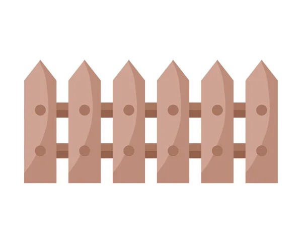 Bakgård staket illustration — Stock vektor