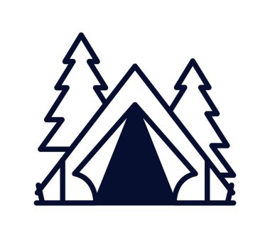 Çadır kampı simgesi