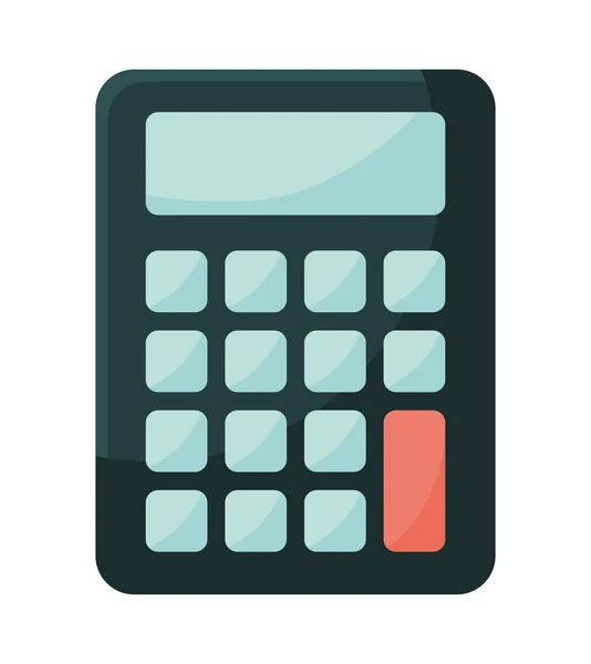 Black calculator icon — Stock Vector