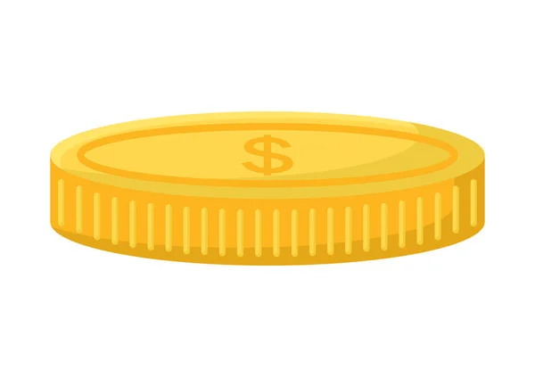 달러 동전 디자인 — 스톡 벡터