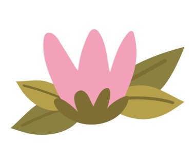 Pembe çiçek şekil