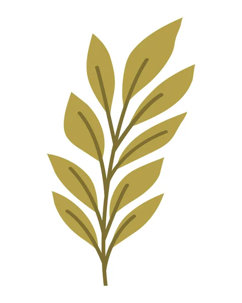 Feuilles de branches vertes — Image vectorielle