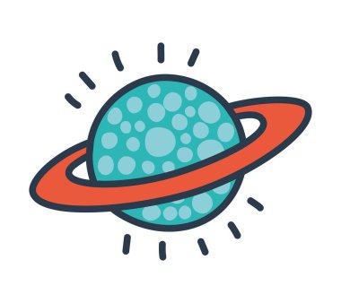 mavi satürn tasarımı