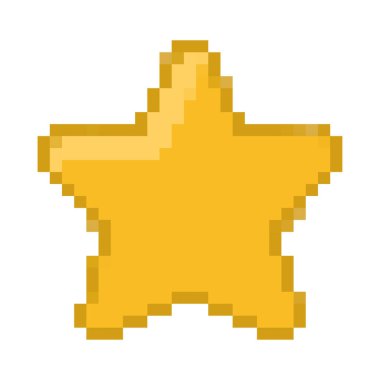 pixelated yıldız tasarımı