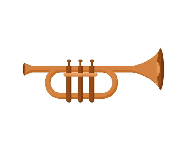 Musik trumpet design — Stock vektor