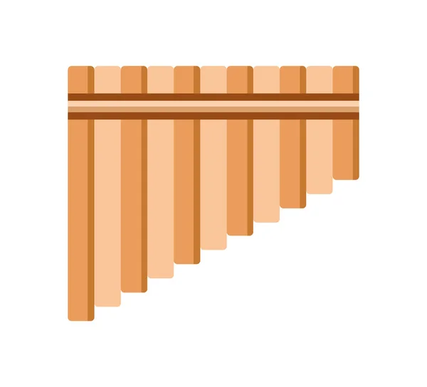 Дизайн панелі флейти — стоковий вектор