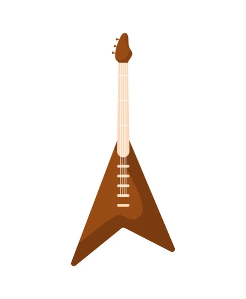Elektrická kytara ilustrace — Stockový vektor