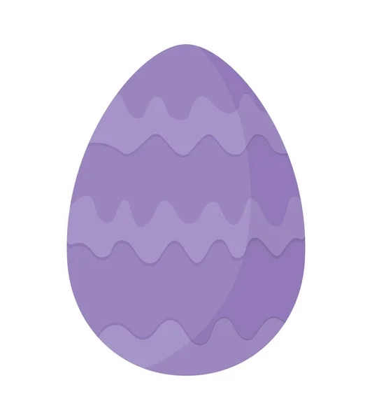 Huevo de Pascua púrpura — Vector de stock