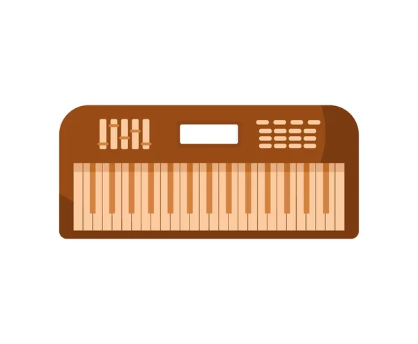 Design de piano elétrico — Vetor de Stock