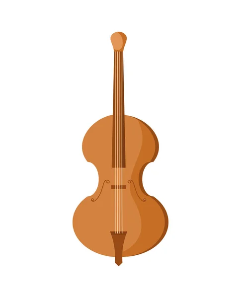 Musique violon design — Image vectorielle