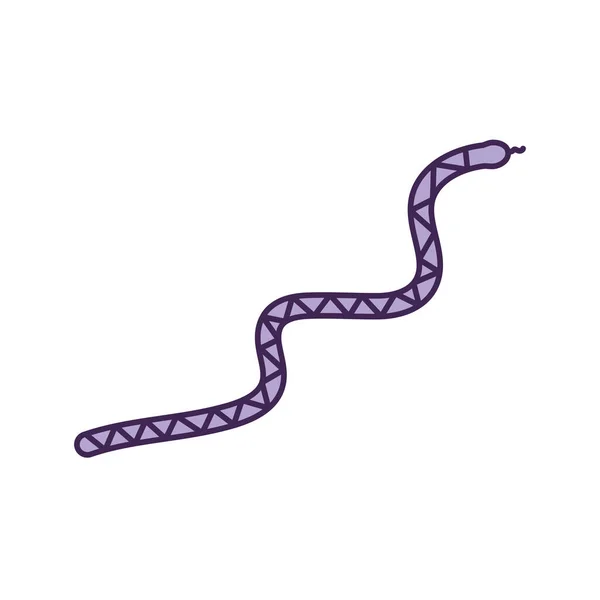 Фиолетовая змея — стоковый вектор