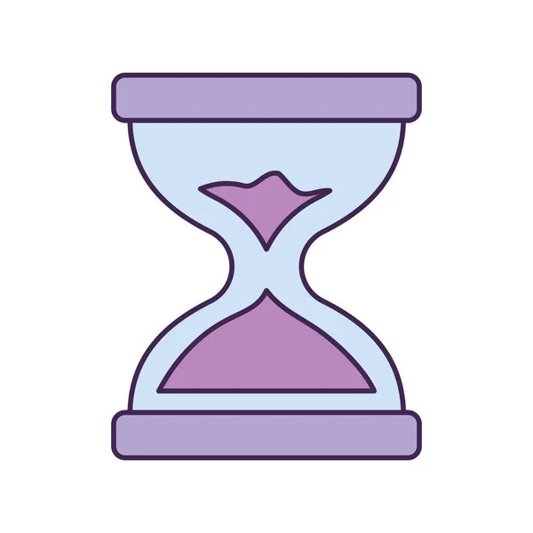 Design sablier violet — Image vectorielle