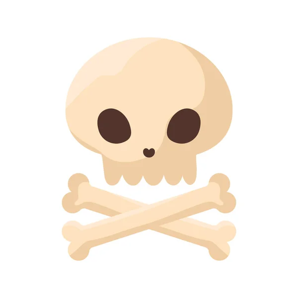 Danger skull symbol — Stock Vector