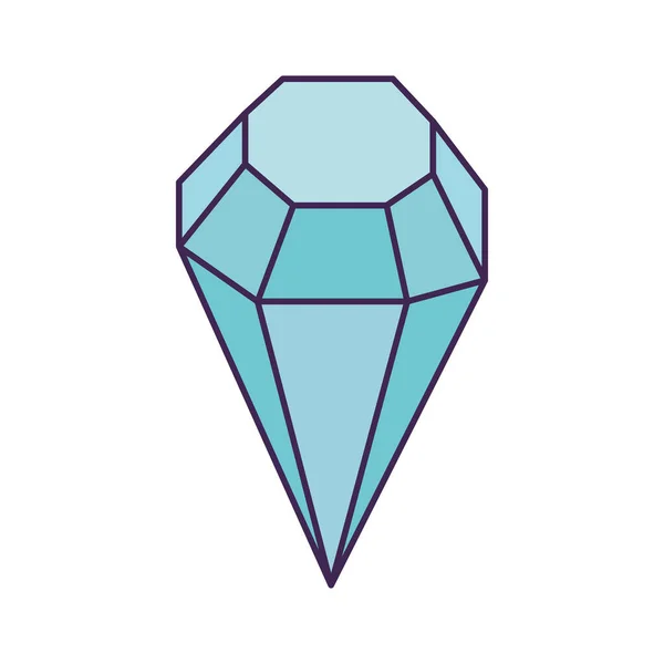 Kék gyémánt design — Stock Vector