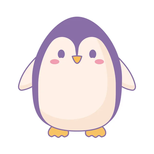 Design mignon pingouin — Image vectorielle